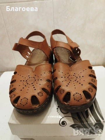 Сандали кафяви , снимка 3 - Сандали - 52215560