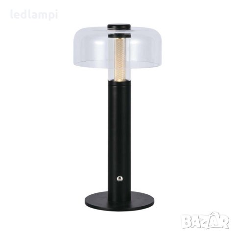 Настолна LED Лампа 1W Димиране Черна Презареждане Топло Бяла Светлина