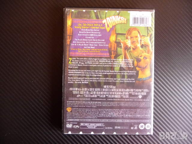 Scooby Doo Скуби Ду филм DVD игрален мистерия Шаги куче бг субс, снимка 3 - DVD филми - 44635083