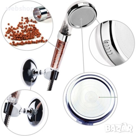 СПА ДУШ СЛУШАЛКА С ГЕРМАНИЙ И ТУРМАЛИН, снимка 4 - Душове - 41205333