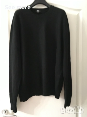 UniQlo 100% кашмир мъжки пуловер L, снимка 8 - Пуловери - 52789127
