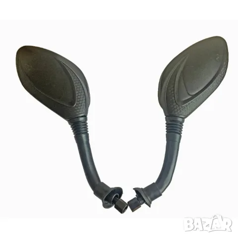 Пластмасови мото огледала с рамена 17 cm и резба 8 mm, снимка 2 - Аксесоари и консумативи - 55866461