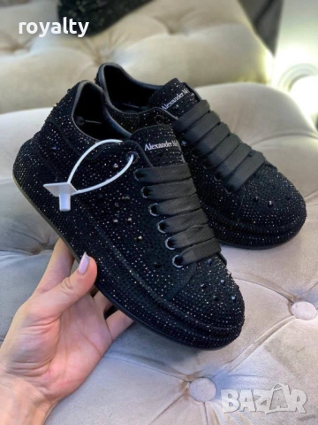 Alexander McQueen Нови Дамски Маратонки с Камъни 36-40 Номер
