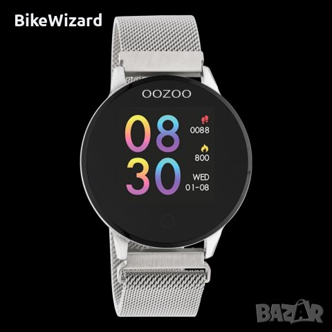 OOZOO Q00116 Смарт часовник с метална Mesh верижка, снимка 1