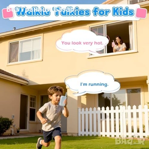 Нови Детски видео уоки-токи комплект, видео чат, гласови съобщения, 350м, снимка 4 - Образователни игри - 53532918