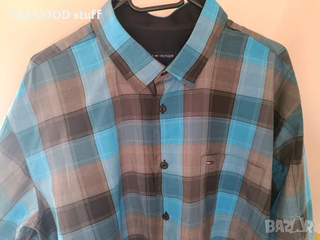 Мъжка карирана риза "Tommy Hilfiger", снимка 7 - Ризи - 47519204