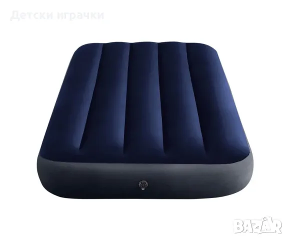 Надуваем матрак Intex Classic Downy, 76х191х25 см, PVC, плюшен, за дома и къмпинг, снимка 6 - Надуваеми легла - 49899560