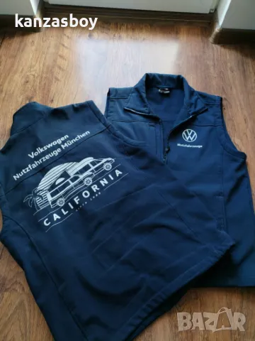volkswagen - softshell мъжки елек - размер 50/M КАТО НОВ, снимка 5 - Якета - 50072634