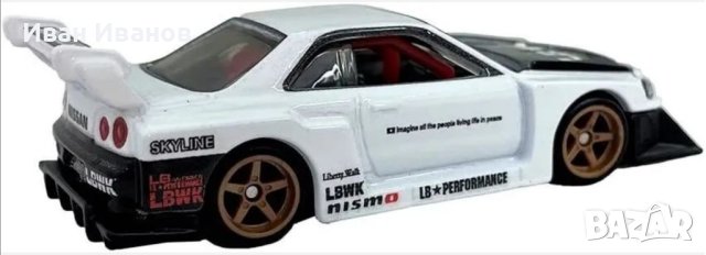 Hot Wheels  Nissan Skyline LB-ER34 SUPER SILHOUETTE , снимка 3 - Колекции - 40676397