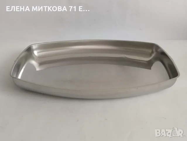 Тава от неръждаема стомана с подвижни странични дръжки, снимка 2 - Съдове за готвене - 55954850