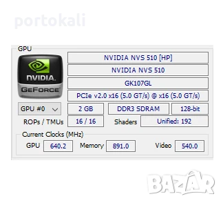 +Гаранция Видеокарта 2GB GPU видео карта NVIDIA NVS 510, снимка 6 - Видеокарти - 50453562