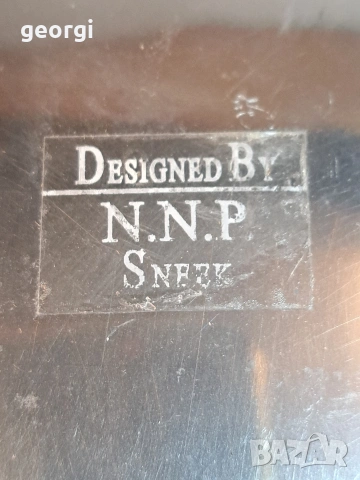 голямо дизайнерско алуминиево плато, фруктиера N.N.P. Sneek 32/4, снимка 8 - Форми - 53184408