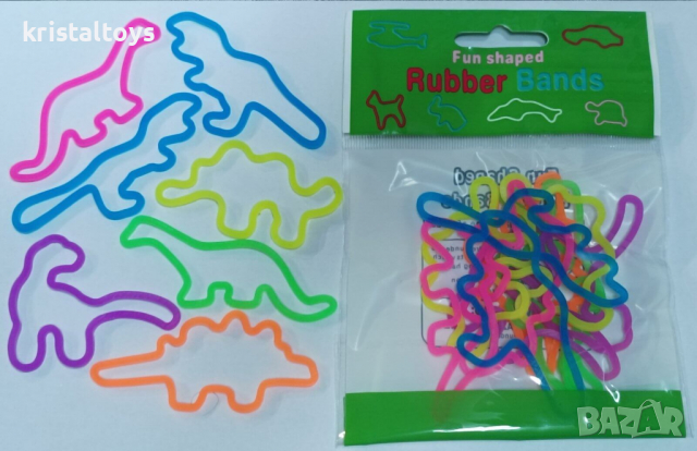 Гривна силиконова с различни форми Бандис, снимка 1