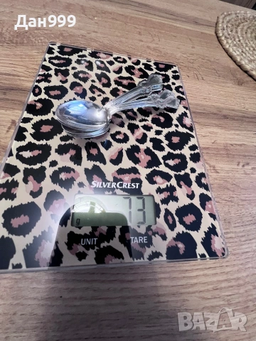 Шест винтидж уникални сребърни лъжички, снимка 5 - Антикварни и старинни предмети - 53162449