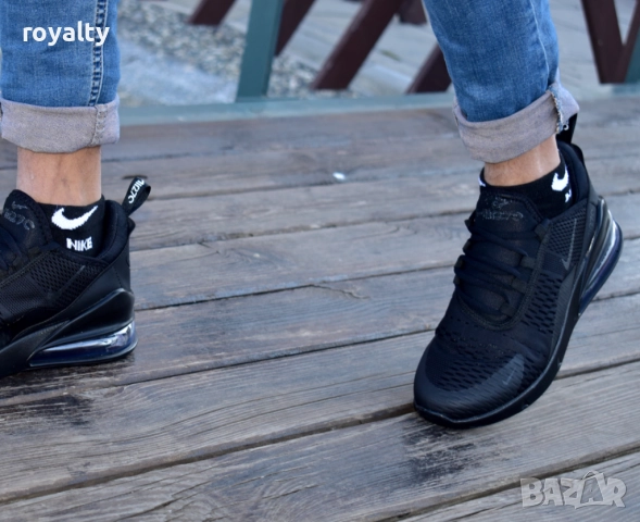 Дамски Маратонки Nike Air Max 270 Winter цвят: черно, снимка 4 - Маратонки - 51636130