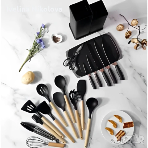 Кухненски комплект от 19 части Cheffinger KSUT01, снимка 5 - Прибори за хранене, готвене и сервиране - 53208398