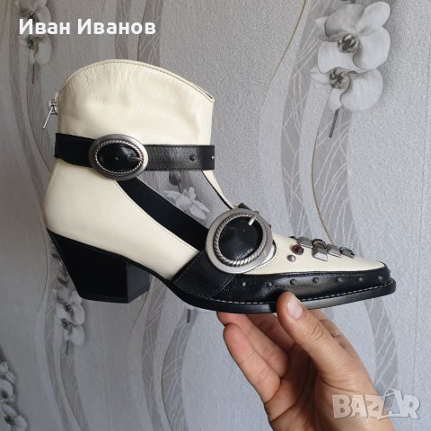 COACH Дизайнерски Изрязани ботуши Western Creeper номер 40-41, снимка 9 - Други - 40308608