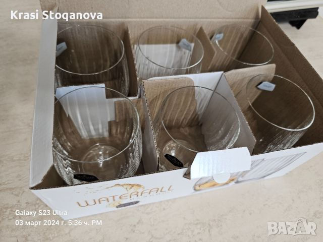 КРИСТАЛНИ Чаши за УИСКИ - 6 броя Комплект ( 300 ml ), снимка 4 - Чаши - 44432798