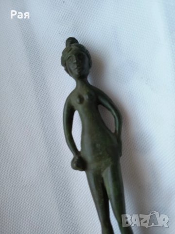 Бронзова статуетка на Богиня – Майка 20 см сувенир, снимка 5 - Други ценни предмети - 50705639
