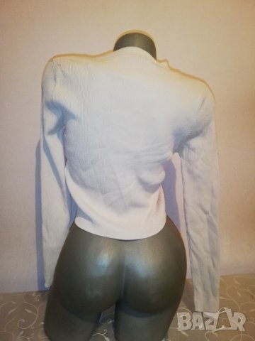 Къса жилетка Zara, р-р S, нова с етикет , снимка 12 - Жилетки - 36016471