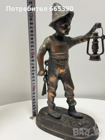 Месингова фигура , снимка 6 - Антикварни и старинни предмети - 53864690