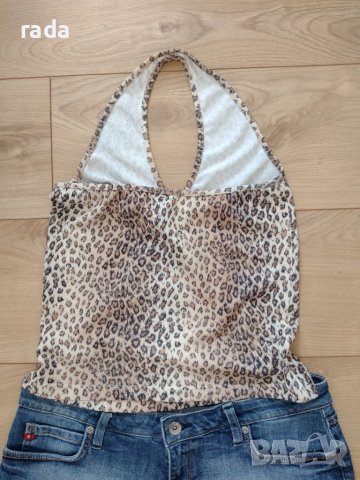 Топ с леопардов десен, снимка 2 - Потници - 41493868