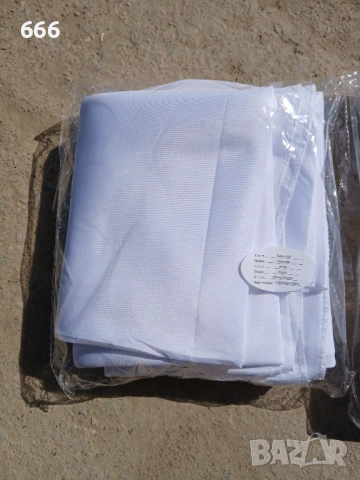 Бяла покривка за маса, 3.05 метра , полиестер, снимка 3 - Други стоки за дома - 53827306