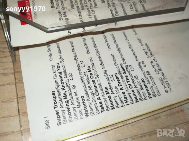 ABBA-BASF TAPE 1408251210, снимка 10 - Аудио касети - 51363844