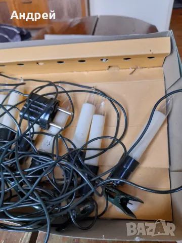 Стари лампи,лампички за елха Christbaum-Kette, снимка 3 - Други ценни предмети - 50433918