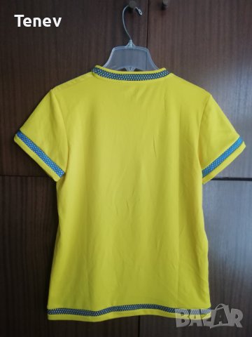 Швеция Адидас Оригинална Дамска Футболна Фланелка Тениска Sweden Adidas , снимка 2 - Тениски - 41553800