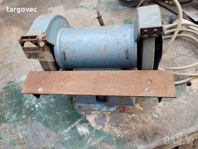 Немски монофазен шмиргел, снимка 2 - Други машини и части - 41951606