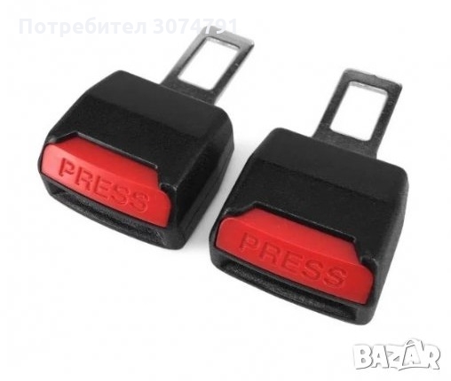 Комплект 2 бр. Закопчалка Залъгалка за Предпазен Колан Удължител Кола, снимка 4 - Аксесоари и консумативи - 32954330