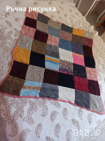 Ръчно плетени меки винтидж одеала, снимка 15 - Други - 48809968
