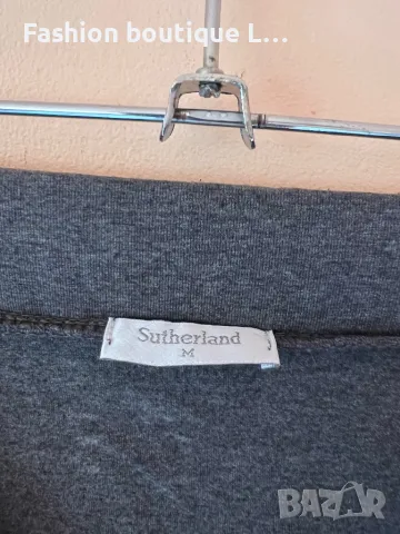 Сива памучна пола с ластик в кръста М размер 🩶, снимка 4 - Поли - 47945685