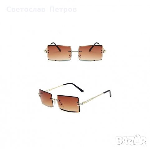 Унисекс Слънчеви Очила в Кафяв Нюанс , снимка 6 - Слънчеви и диоптрични очила - 35966927