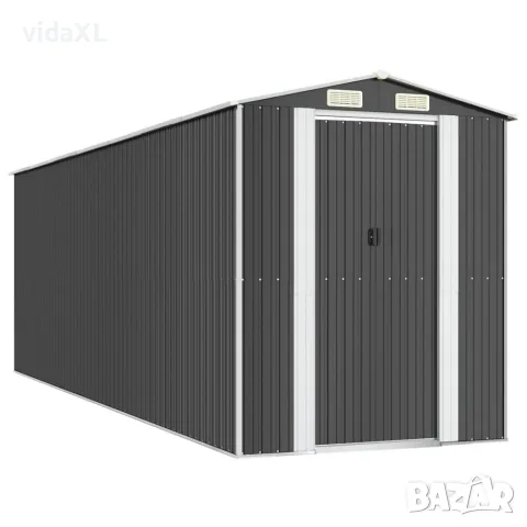 vidaXL Градинска барака антрацит 192x606x223 см(SKU: 3147454)