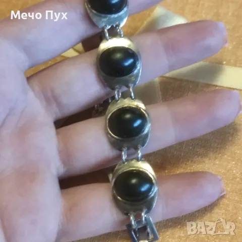 Стара сребърна гривна (317), снимка 2 - Гривни - 49934808