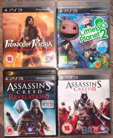 Игри за PS3 / PlayStation3 - Assassin’s Creed, LittleBigPlanet, Prince of Persia - като нови