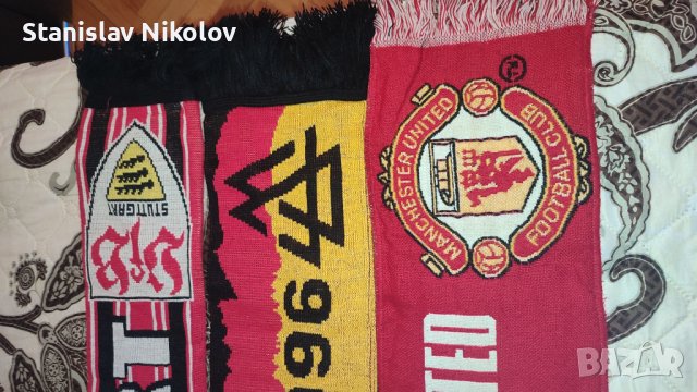 Футболни шалове Panathinaikos, AEK, Benfica, Olympiakos-Man UTD, Germany, Stuttgart, снимка 4 - Футбол - 39814278