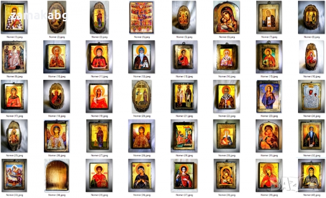 Уникални ръчно изработени репродукции на икони върху естествено дърво, снимка 2 - Икони - 35717175