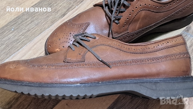 Rockport-мъжки кожени обувки 45 1/2, снимка 3 - Ежедневни обувки - 52887738
