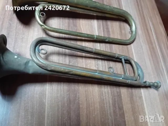 стара музикална  тръба, снимка 5 - Други ценни предмети - 48488321
