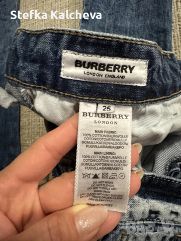 Дамски дънки Burberry, снимка 5 - Дънки - 56363283