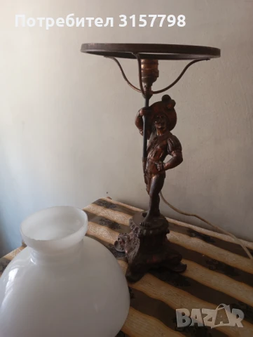 Винтидж настолна лампа, снимка 6 - Настолни лампи - 51170165