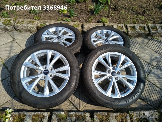 Оригинални джанти 18" 5х112 Q3 Q5 A3 A4 с гуми 235/55/18 Continental Suv