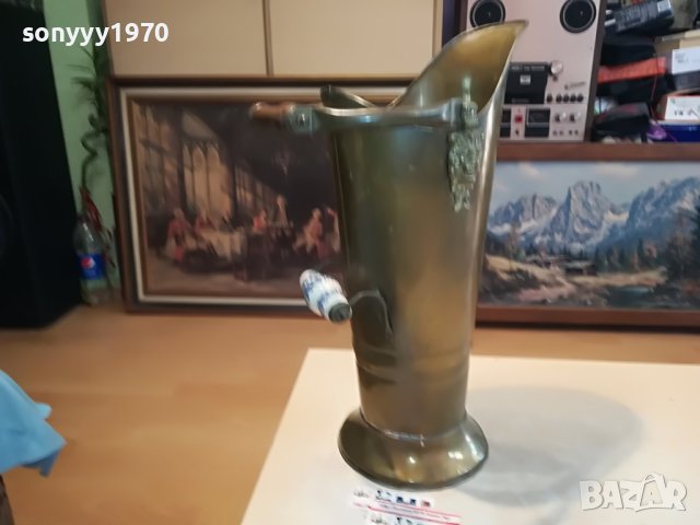 КАНА ГОЛЯМА-МЕД МЕСИНГ-ЗА ЧАДЪРИ ИЛИ КОЛЕКЦИЯ 2005231839, снимка 12 - Антикварни и старинни предмети - 40769467