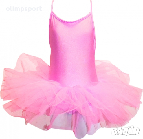 Детско трико с тънки презрамки и поличка с 3 пласта тюл, снимка 2 - Детски рокли и поли - 36172810