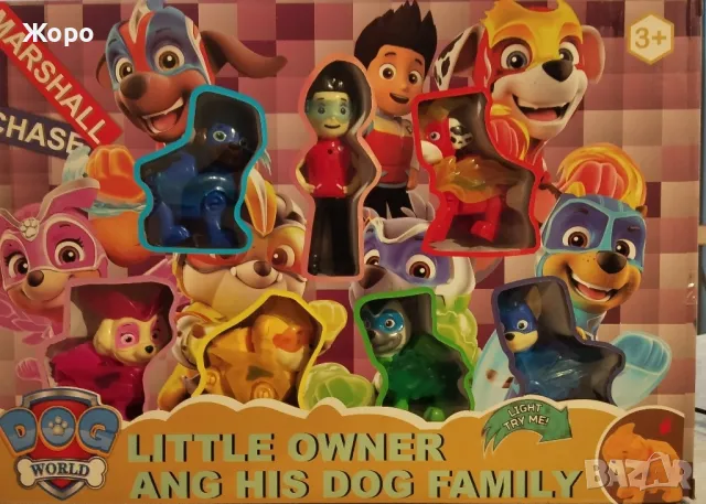 ГОЛЯМ КОМПЛЕКТ ВСИЧКИТЕ ГЕРОИ НА ПЕС ПАТРУЛ 048626, снимка 10 - Фигурки - 47613020
