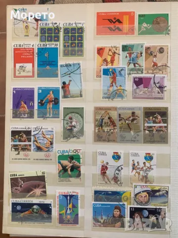 Лот стари марки,колекция от Куба-1969 до 1989г-266 броя, снимка 6 - Филателия - 48526264