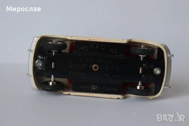 DINKY TOYS FIAT 600 КОЛИЧКА МОДЕЛ, снимка 7 - Колекции - 53110609